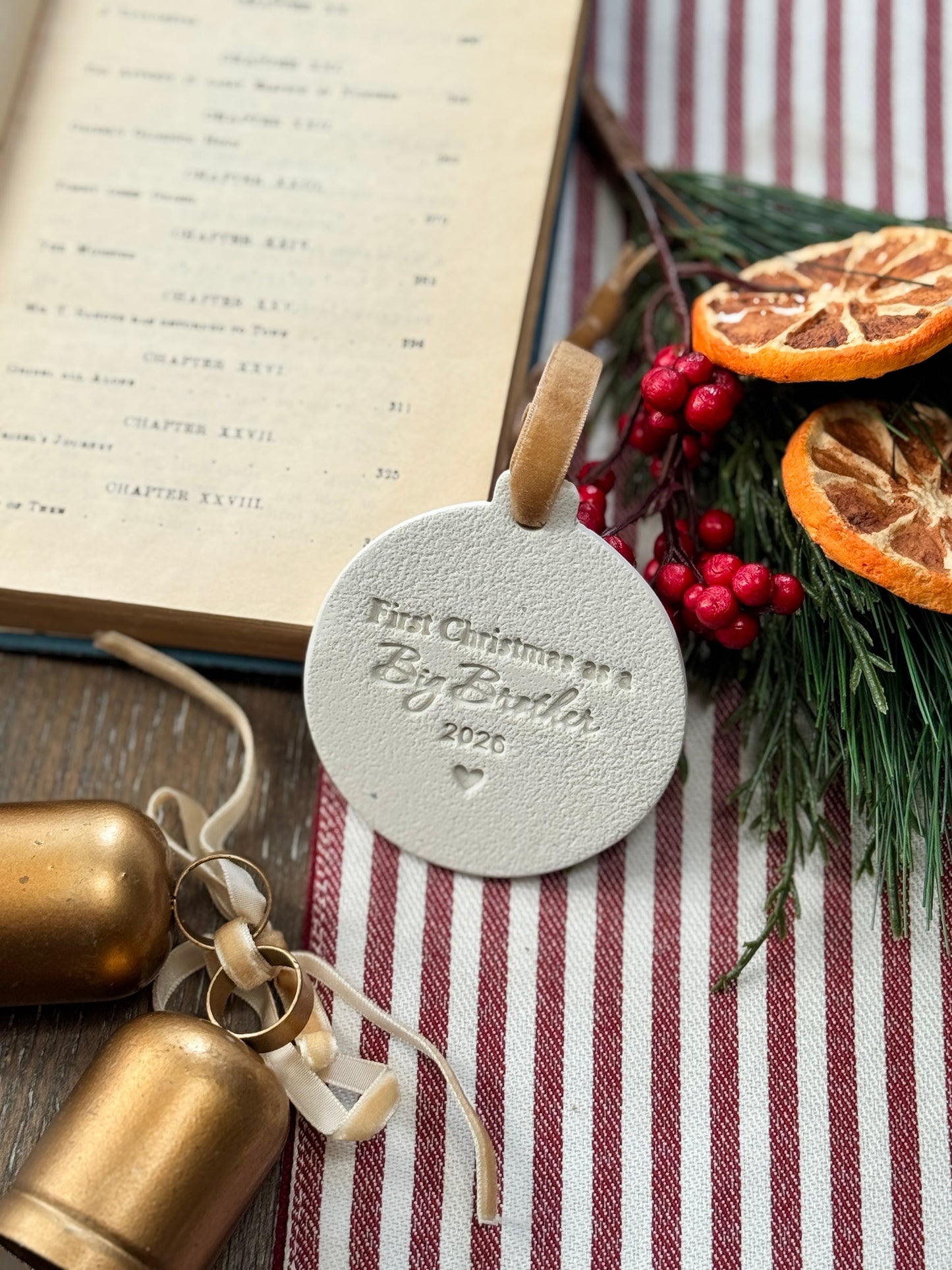Personalized Sibling Ornament