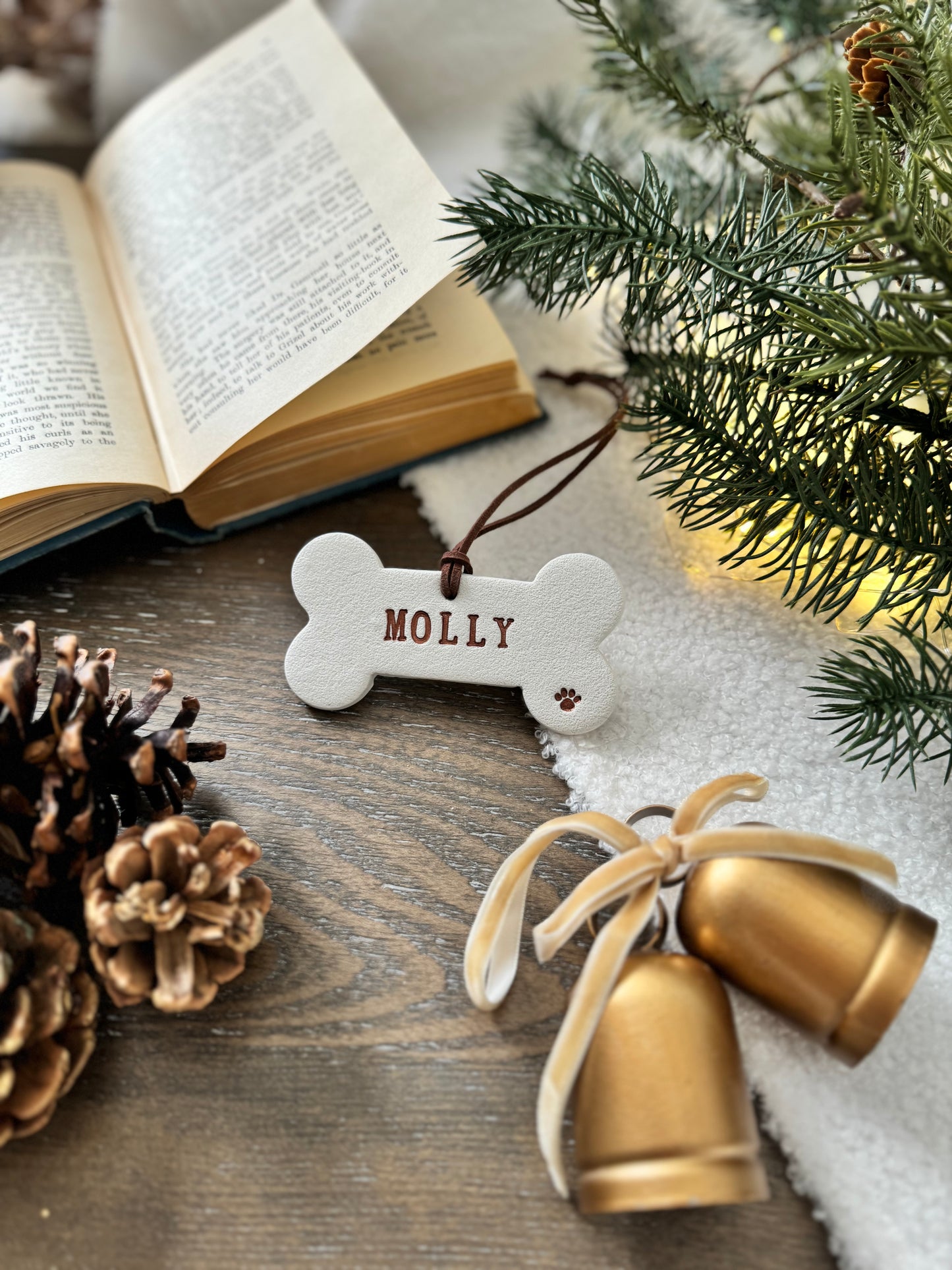 Personalized Dog Bone Ornament