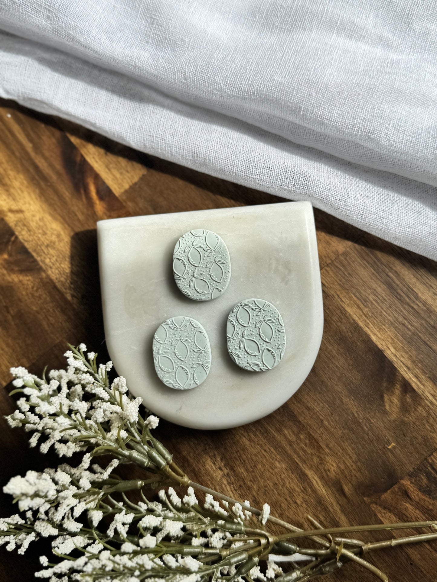 Mini Lemons Light Blue Magnet set