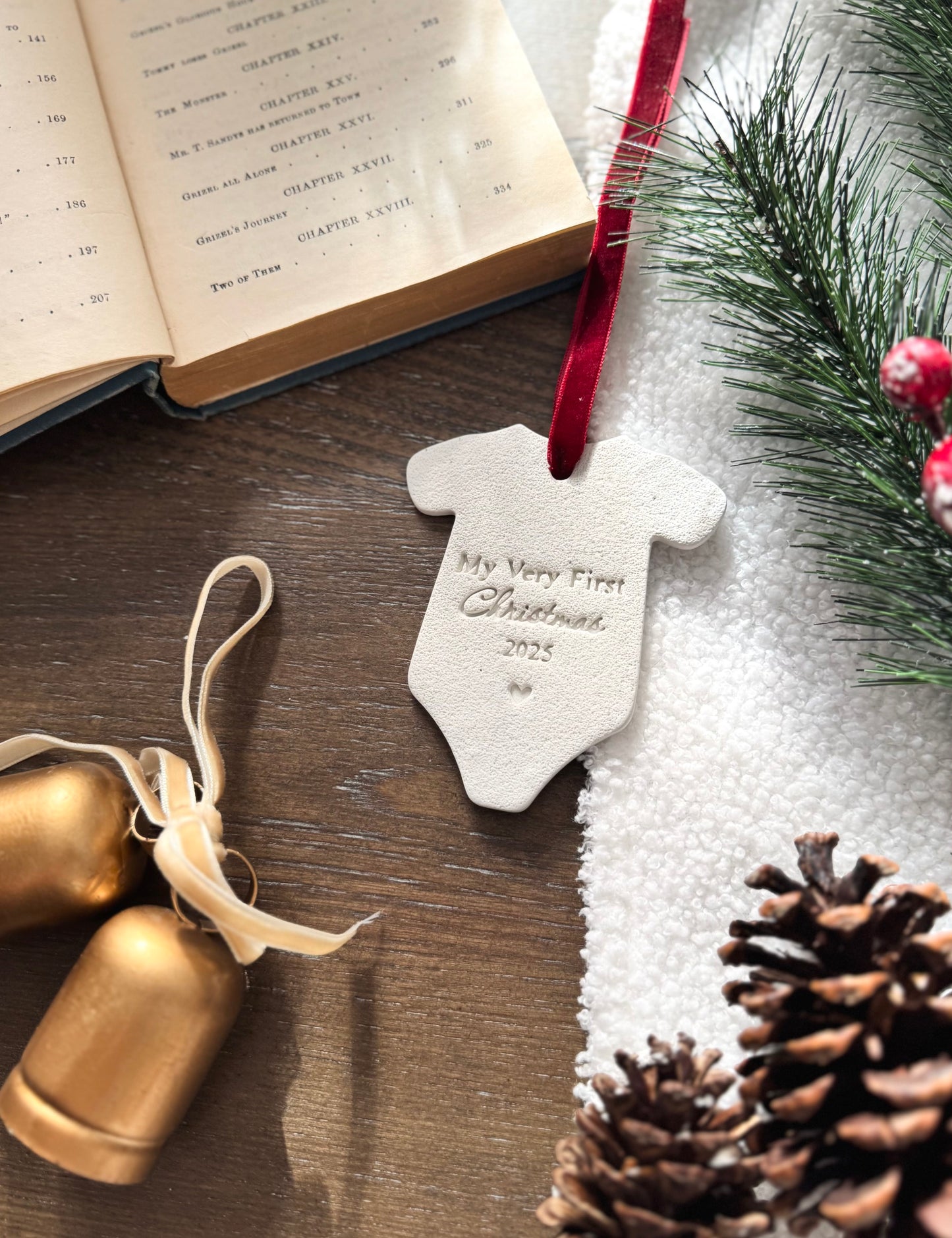 Personalized Baby's First Christmas Ornament
