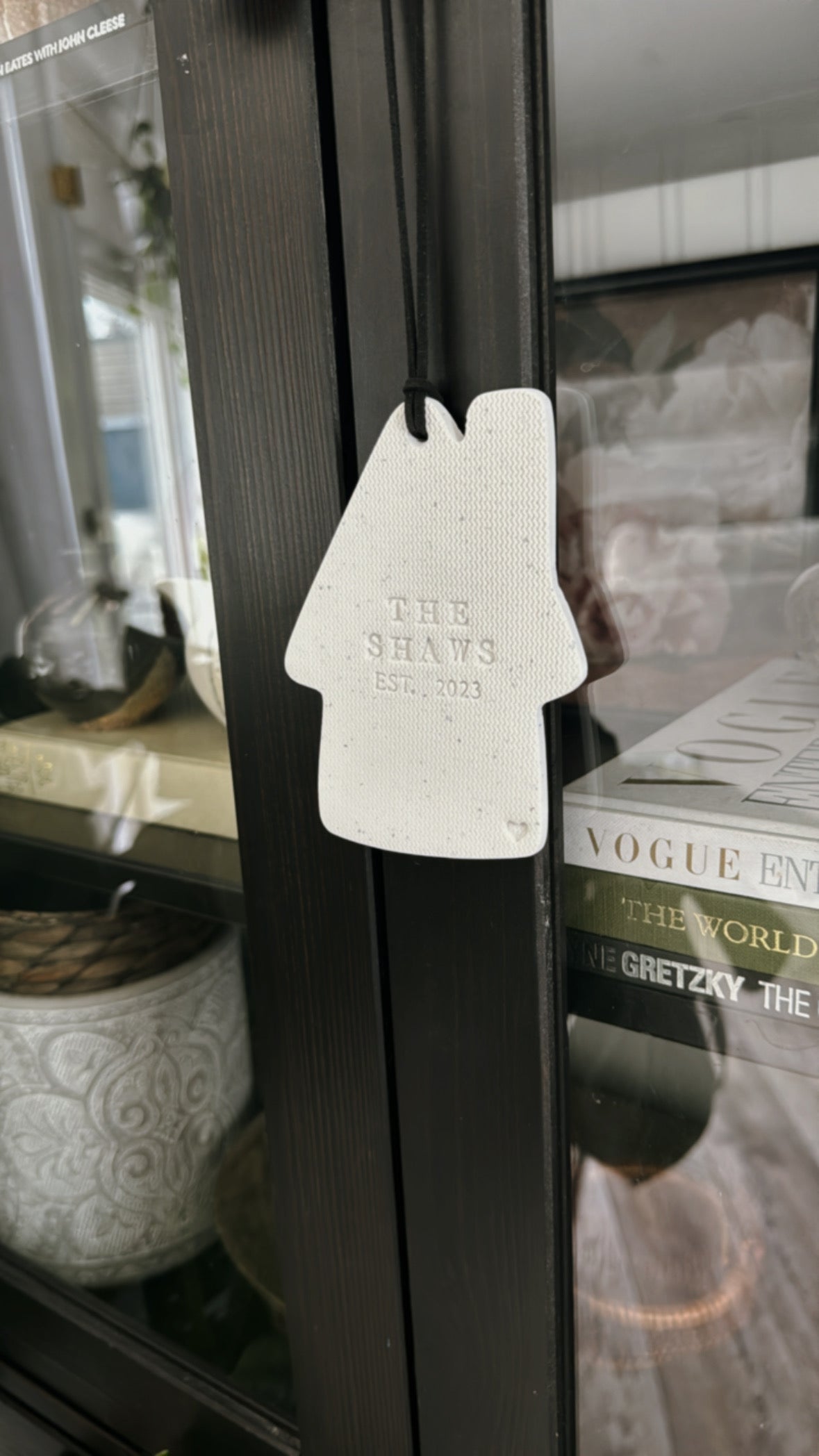 custom house shaped ornament, perfect gift for first home