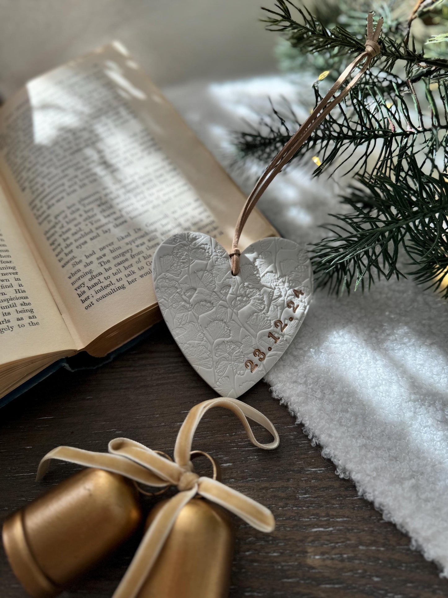 Personalized Couple Lace Date Ornament