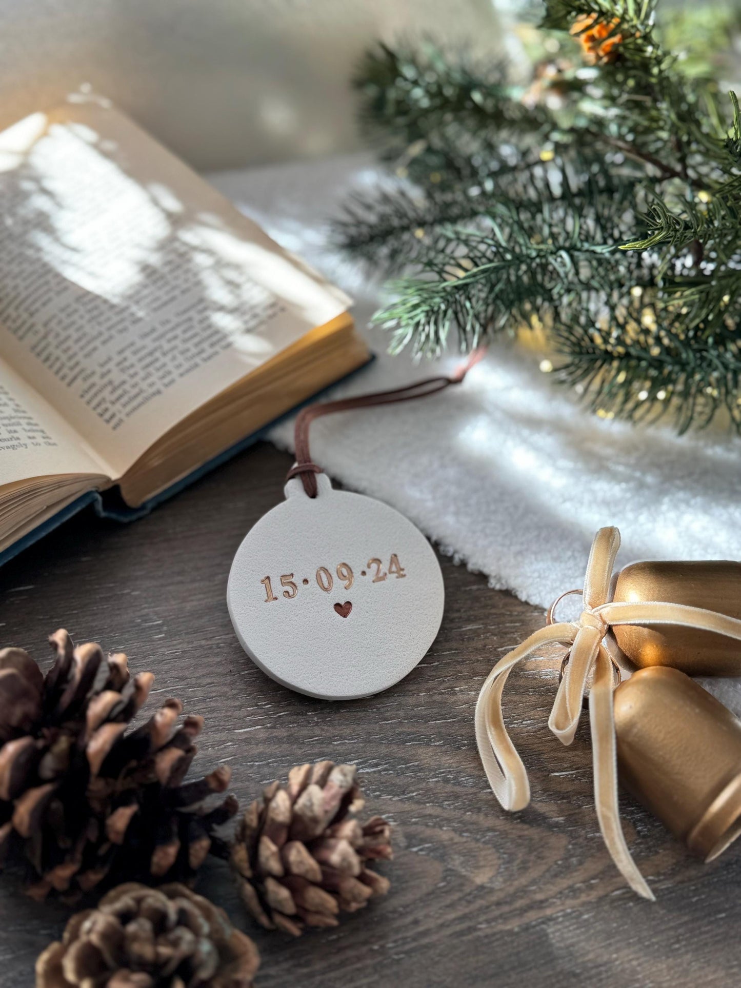 Personalized Couple Date Ornament