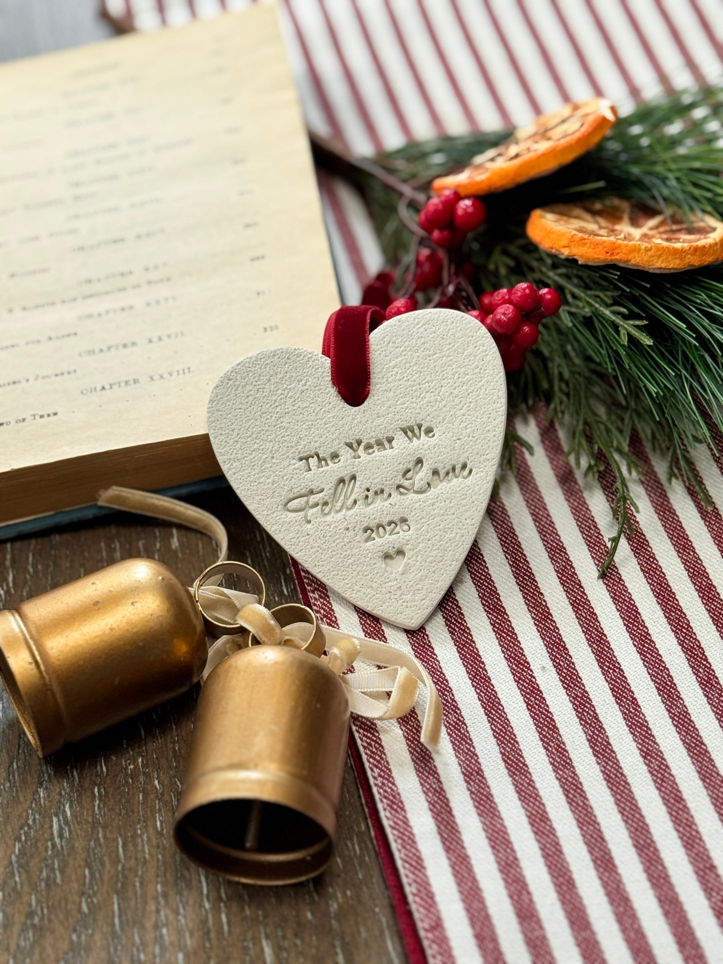 Personalized "The Year We Fell in Love" Ornament