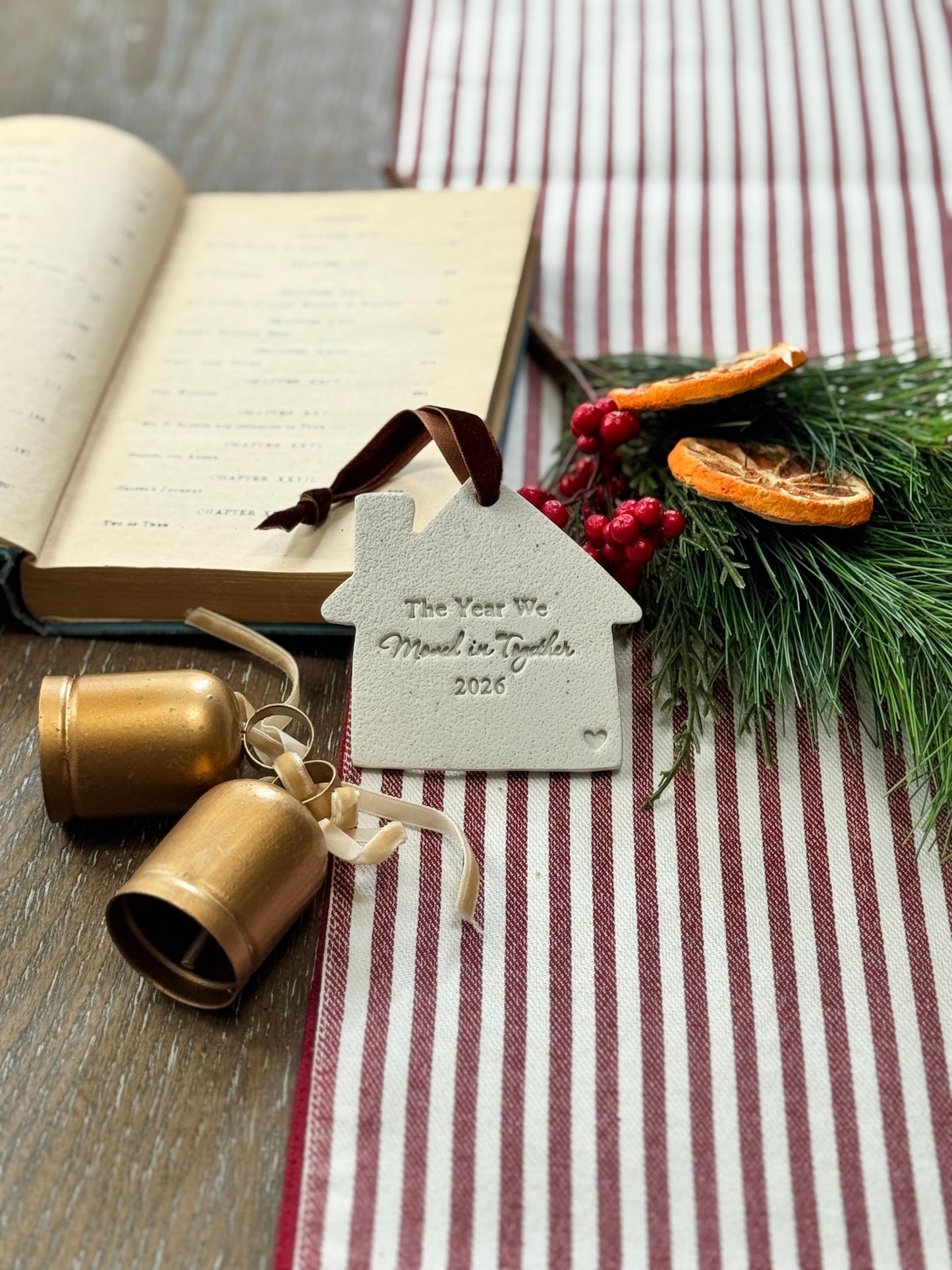 The Year We Moved In Together Ornament: New Home Gift, Housewarming Gift, Moving in Together Gift