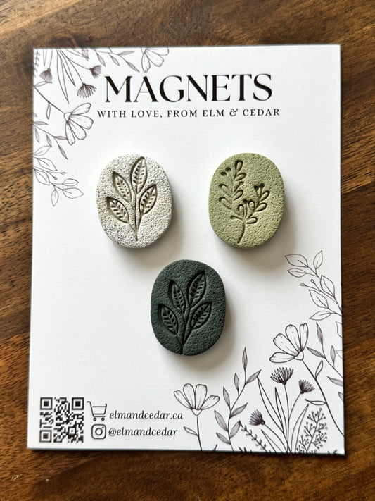 Assorted Botanical Magnet set