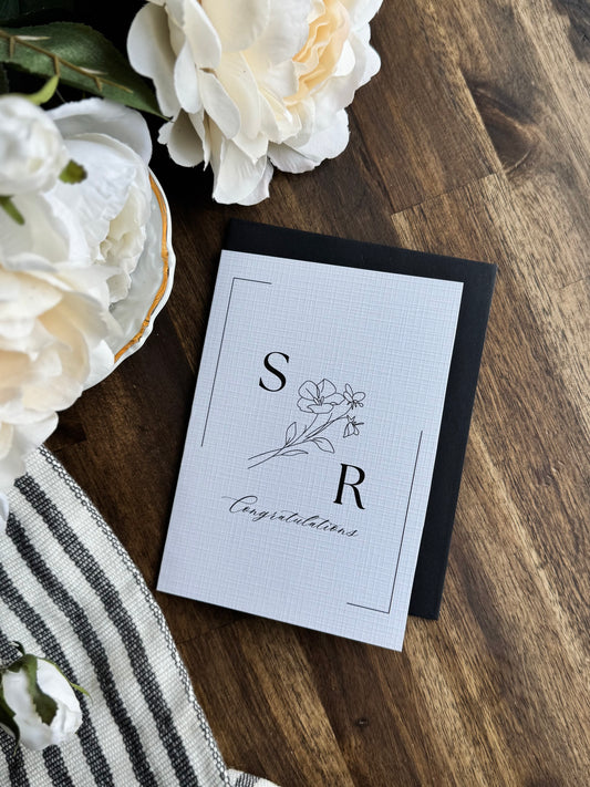 Personalized Engagement/Wedding Couple Greeting Card