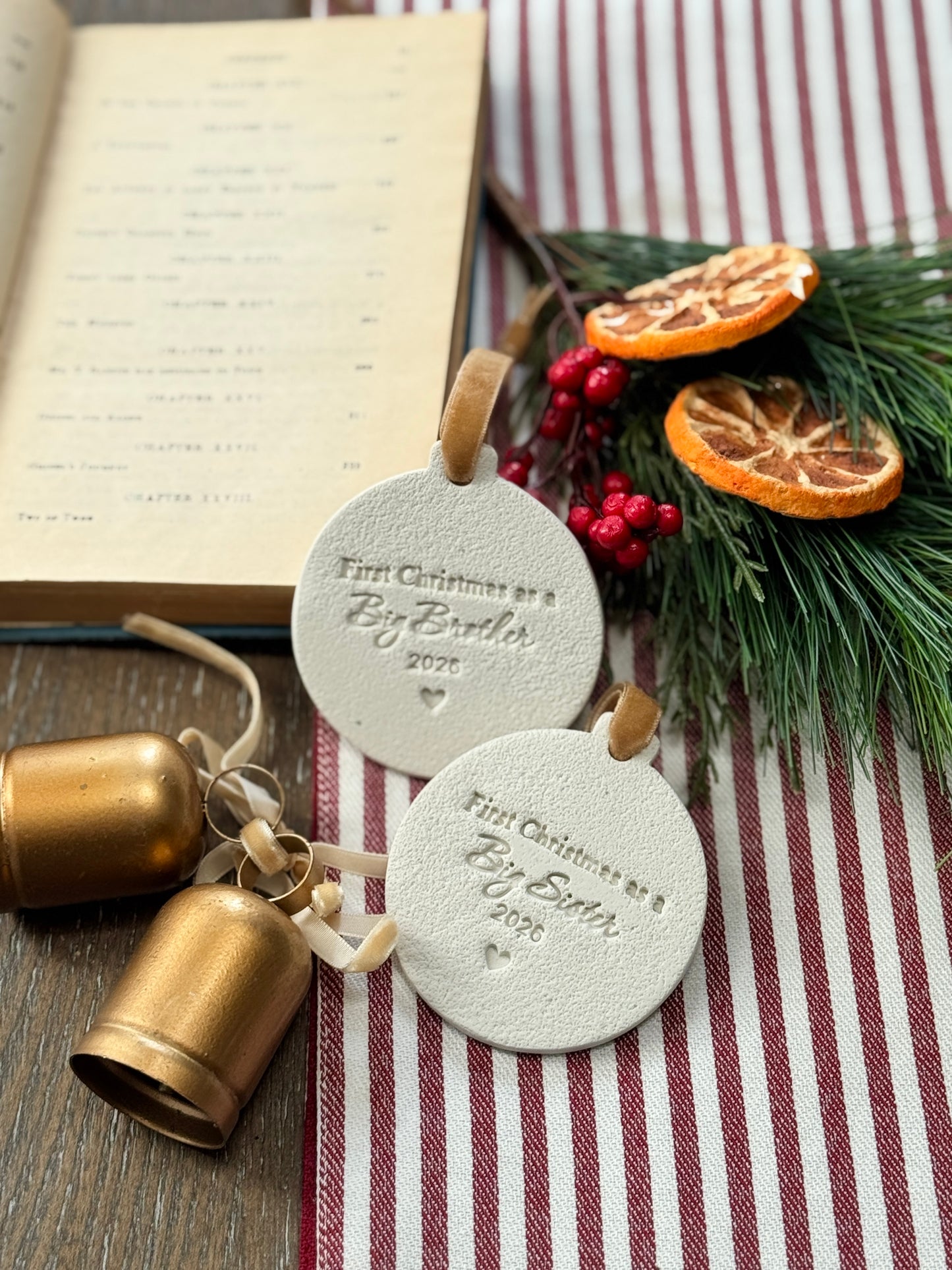 Personalized Sibling Ornament