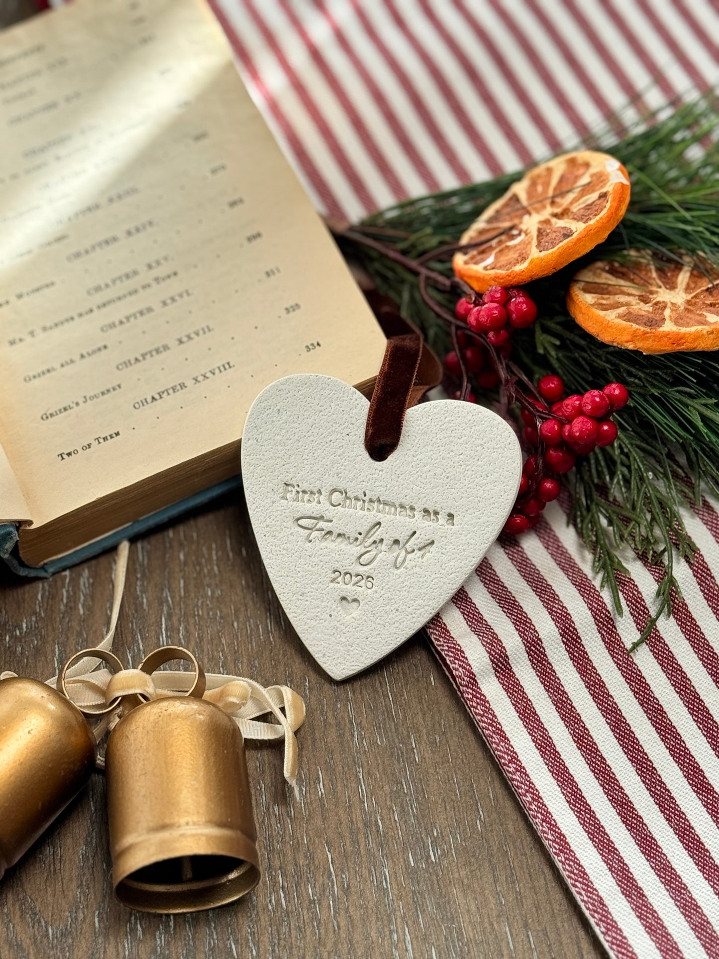 Personalized Family Christmas Ornament | Baby’s First Christmas | Pregnancy Announcement Ornament | New Mom Gift | Newborn Gift | Family Keepsake