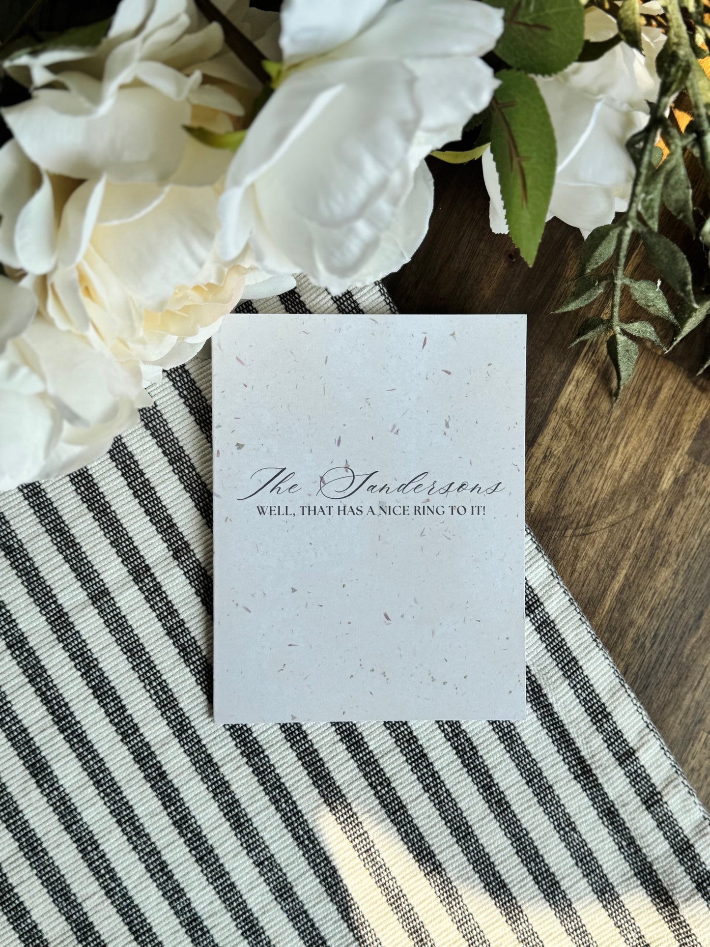 Personalized Engagement/Wedding Couple Greeting Card