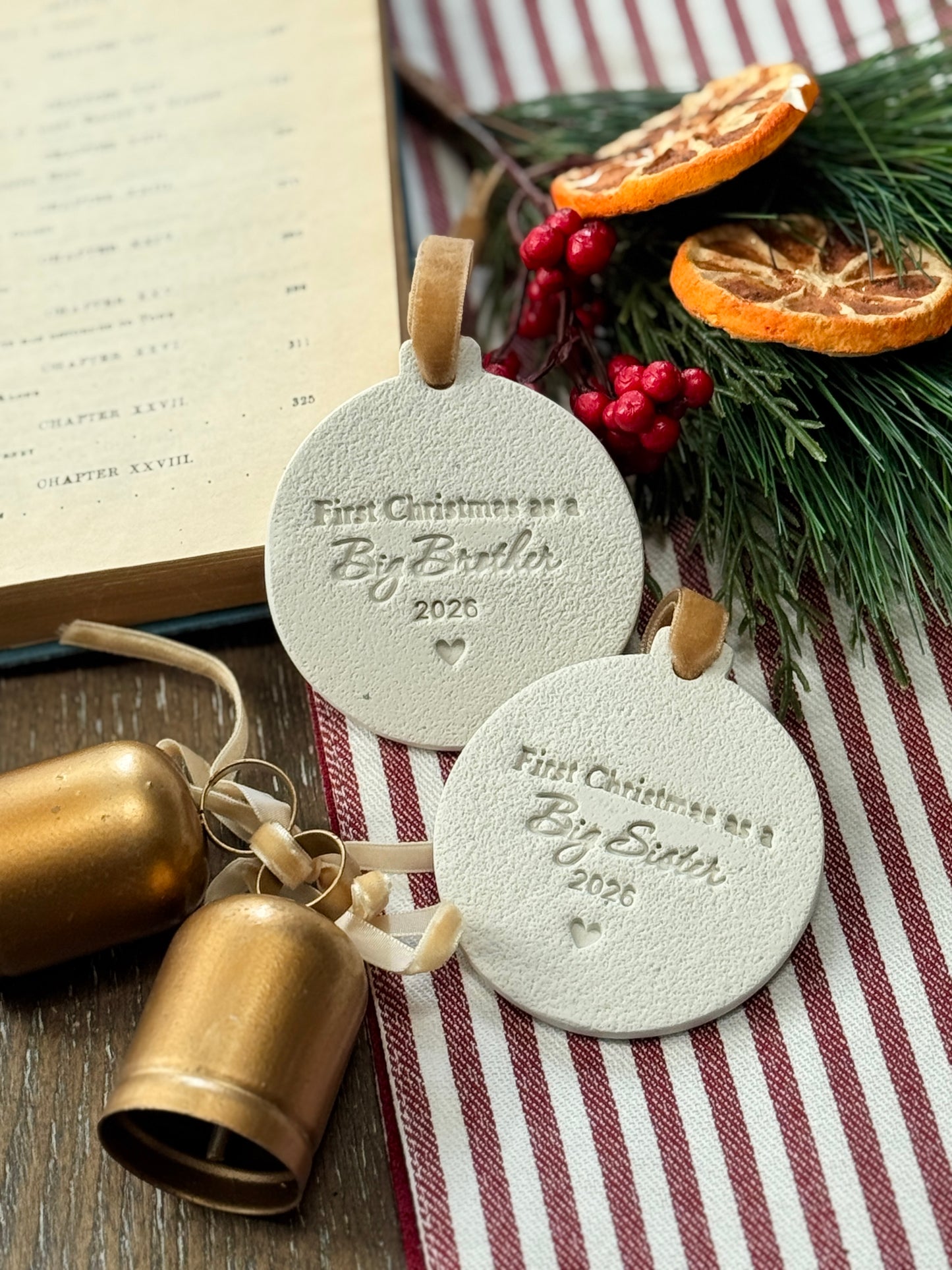 Personalized Sibling Ornament