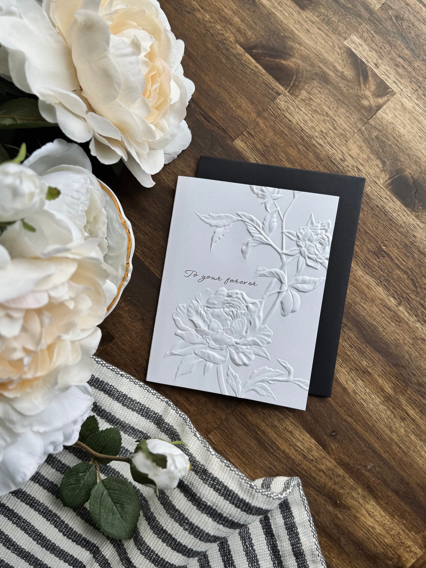 “To your forever”/engagement/wedding Greeting Card