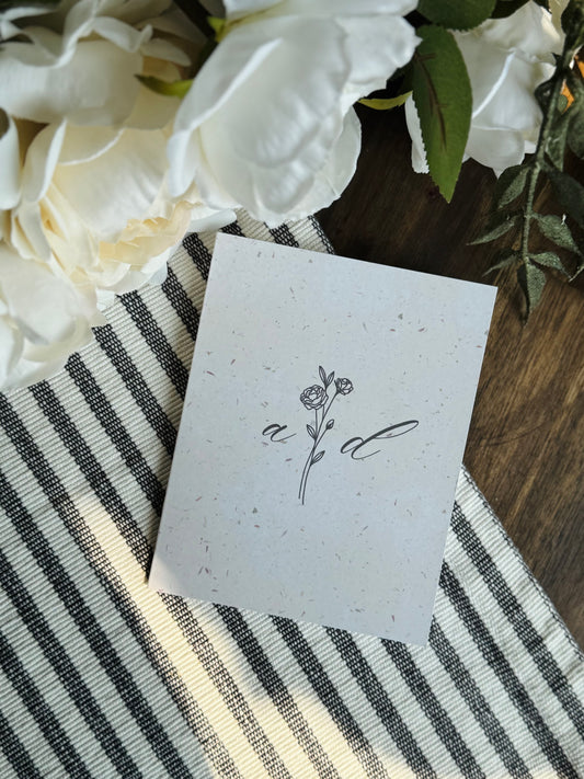 Personalized Engagement/Wedding Couple Greeting Card