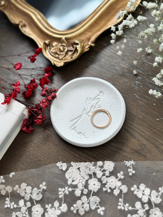 Mom Personalized Ring Dish