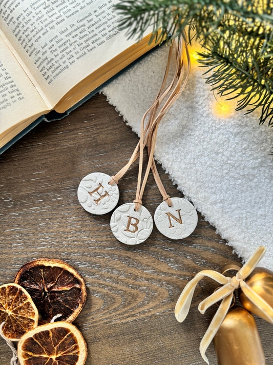 Scandinavian Christmas Round Stocking Tag