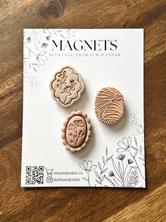 Assorted Floral Magnet set