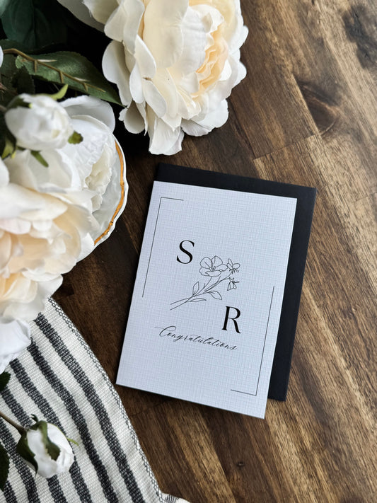 Personalized Engagement/Wedding Couple Greeting Card
