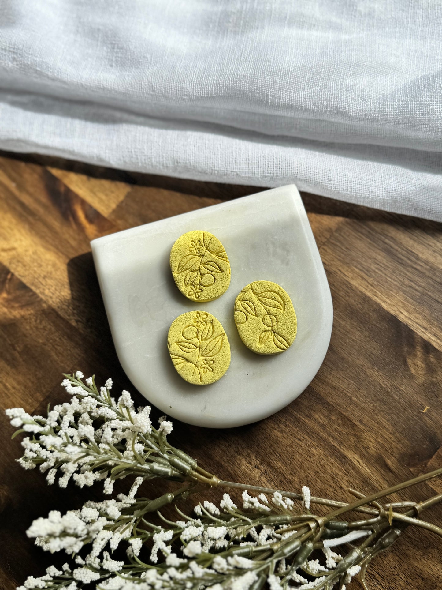 Lemon Blossom Magnet set