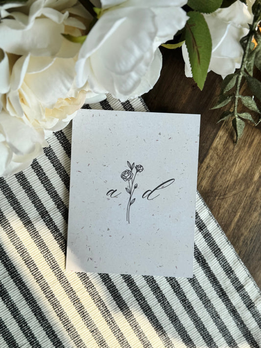 Personalized Engagement/Wedding Couple Greeting Card