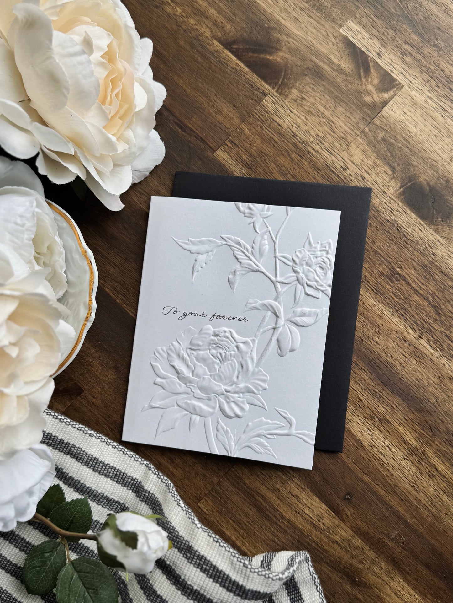 “To your forever”/engagement/wedding Greeting Card