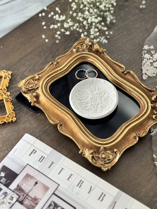 Lace, medium, Flat Lay Styling Ring Dish