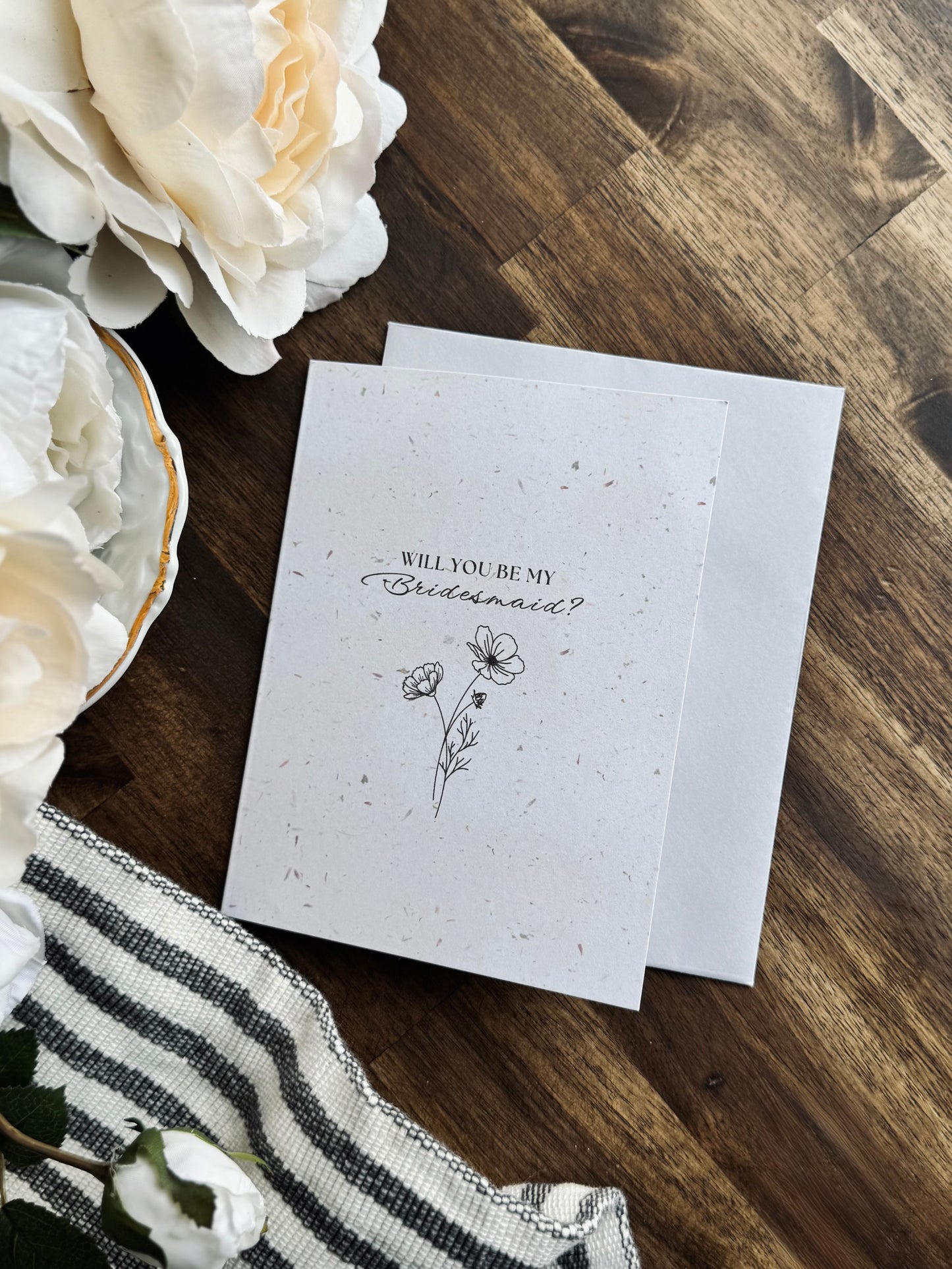 Bridesmaid/Maid of Honour Proposal Greeting Card