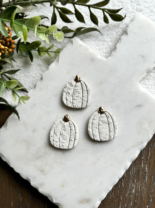 White Pumpkin Magnet set