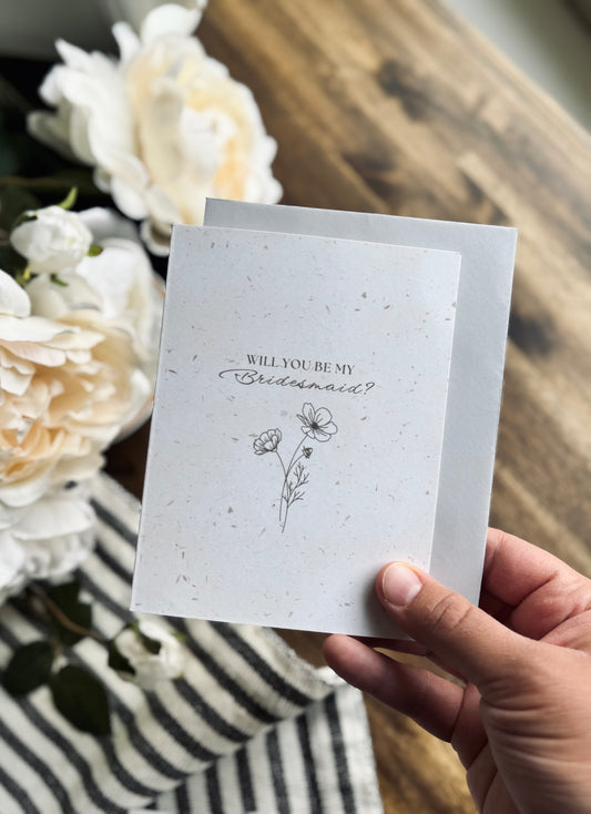 Bridesmaid/Maid of Honour Proposal Greeting Card