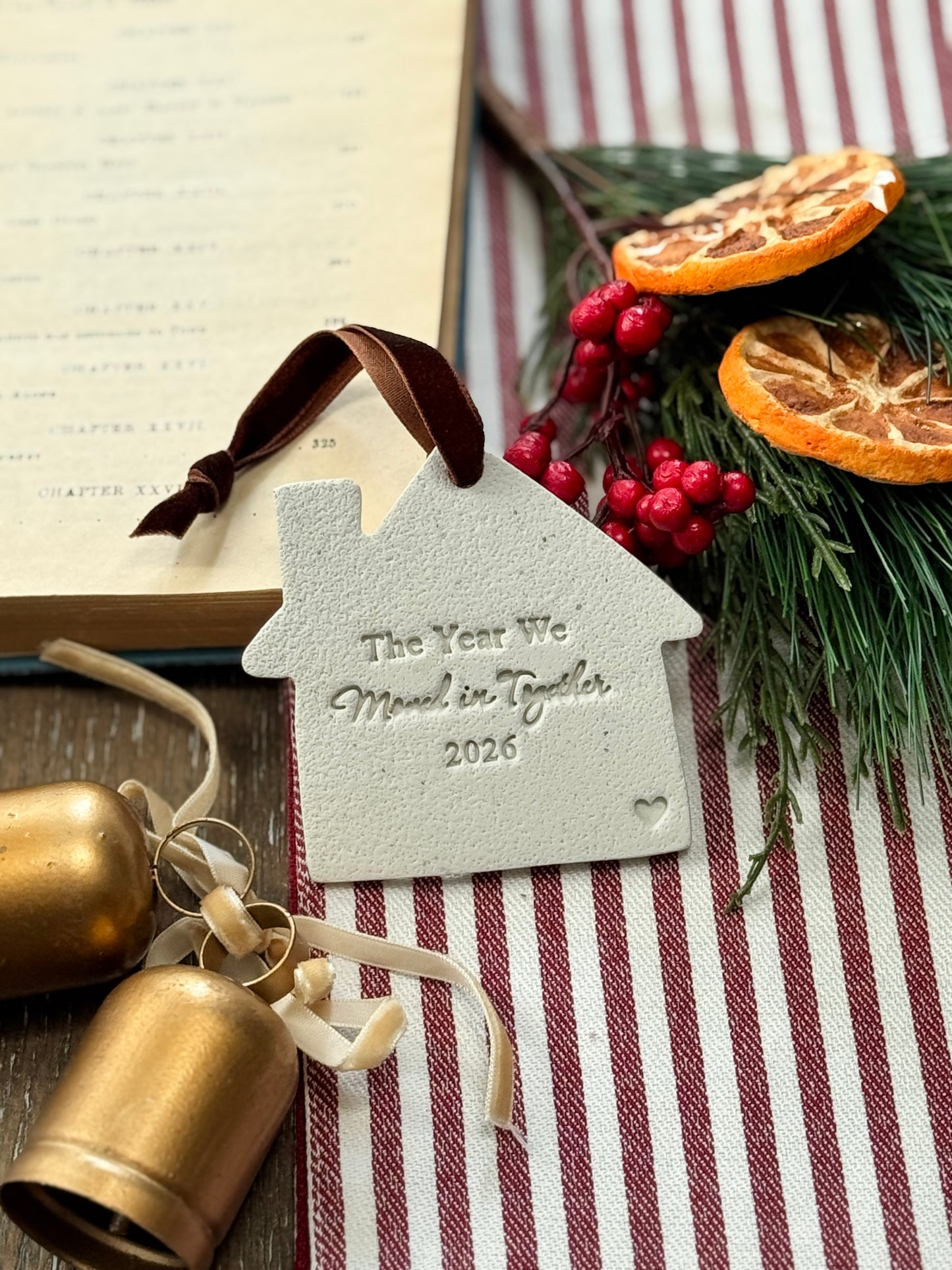 The Year We Moved In Together Ornament: New Home Gift, Housewarming Gift, Moving in Together Gift