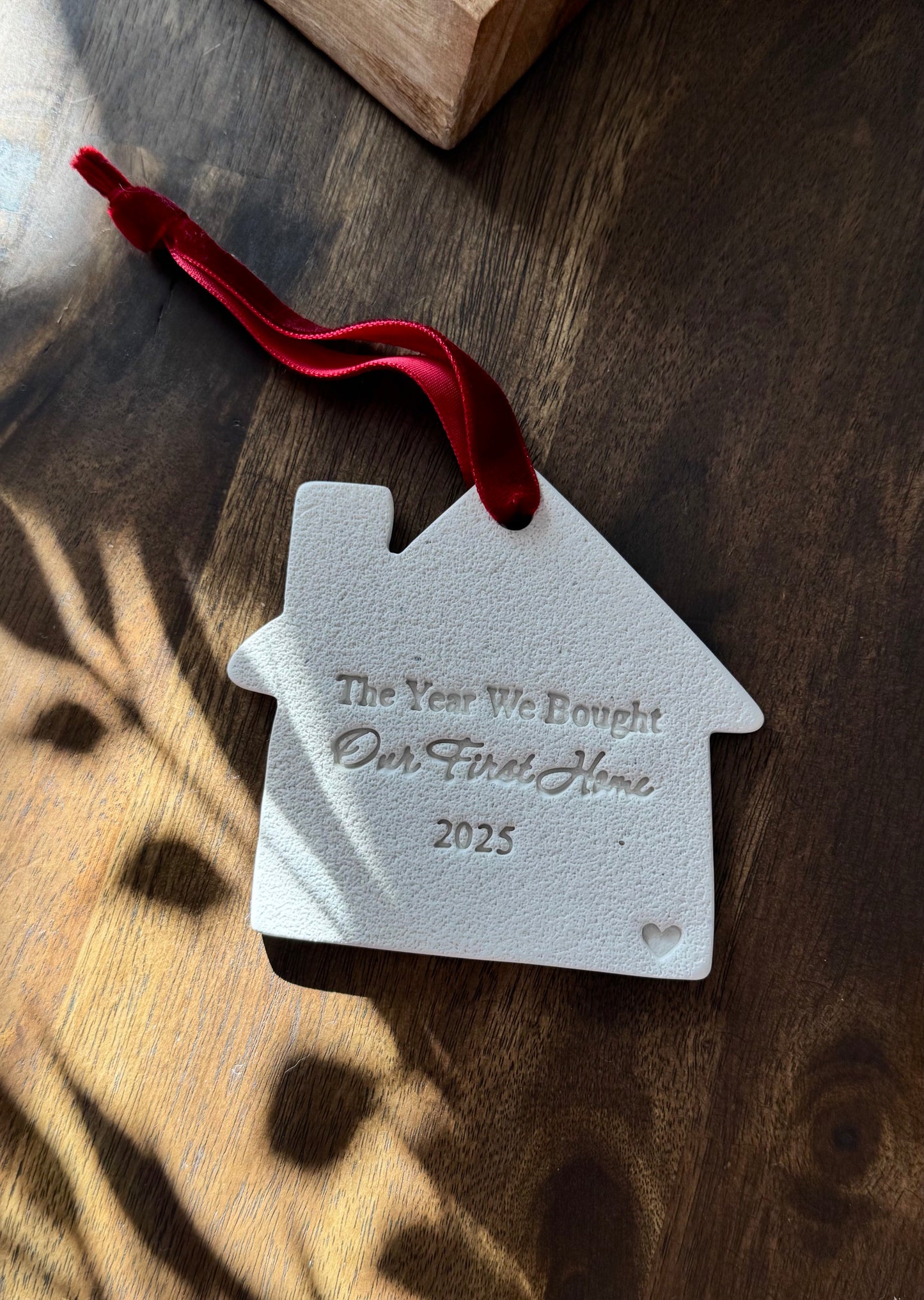 "First Christmas in Our New Home" Ornament: New Home Gift, First Time Homeowner Gift, Housewarming Gift, Realtor Gift, New Home Keepsake