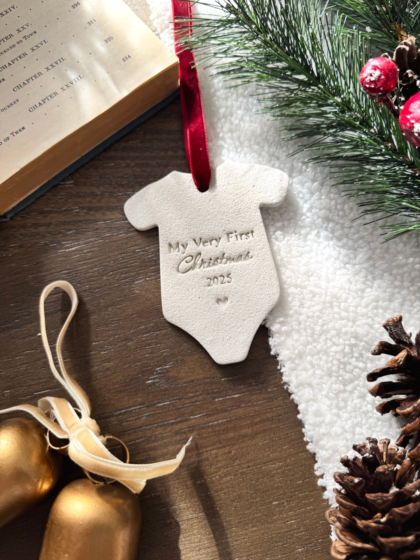 Personalized Baby's First Christmas Ornament