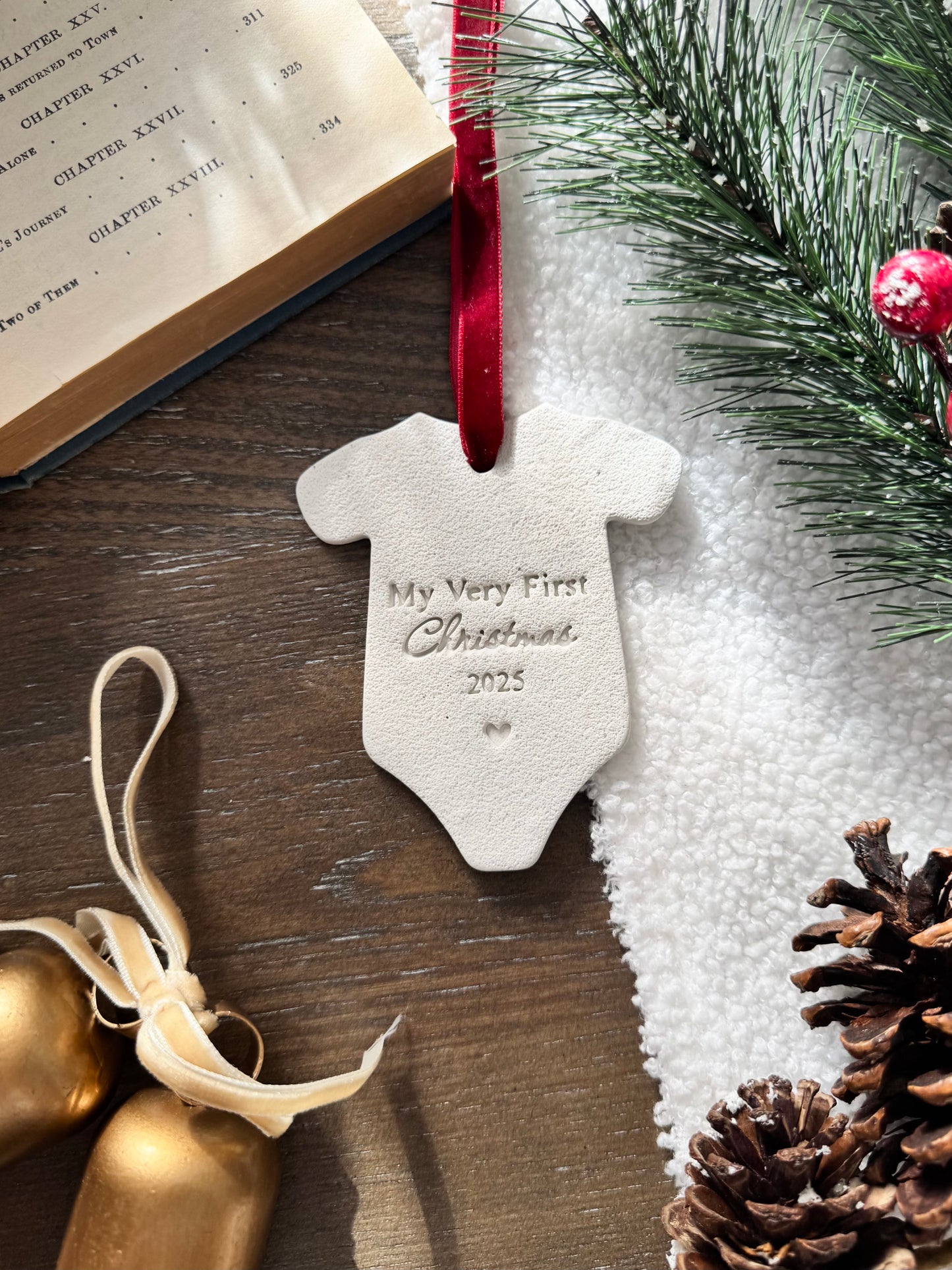 Personalized Baby's First Christmas Ornament