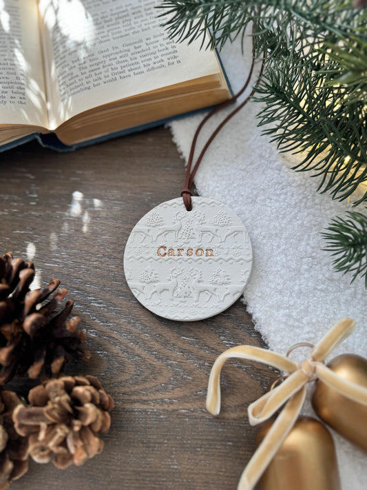 Personalized Christmas Name Ornament