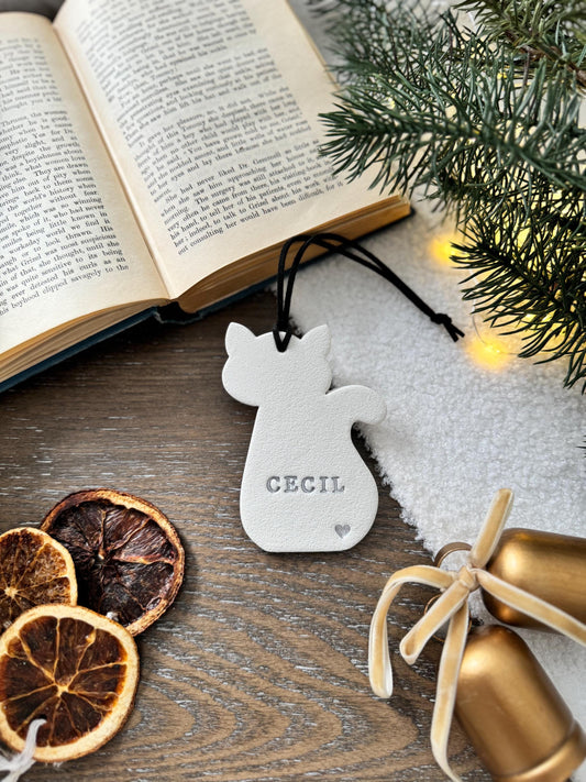 Personalized Cat Ornament