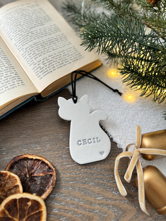 Personalized Cat Ornament