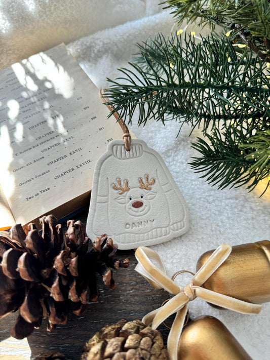 Personalized Sweater Name Ornament
