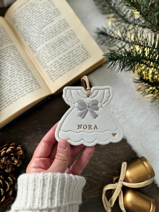 Personalized Baby Girl Ornament