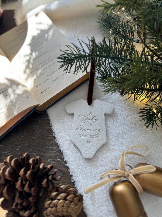 Baby/Pregnancy Announcement Ornament