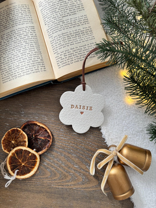 Personalized Flower Name Ornament