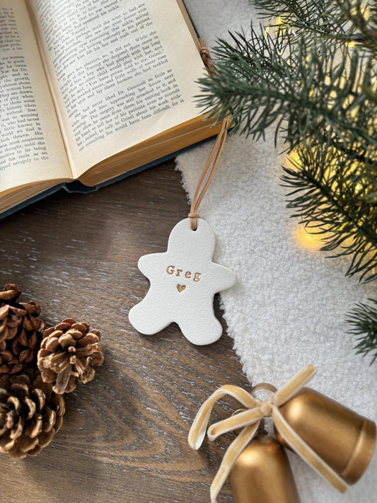 Personalized Gingerbread Name Ornament