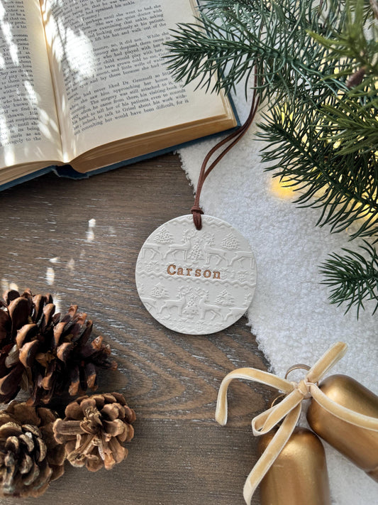Personalized Christmas Name Ornament
