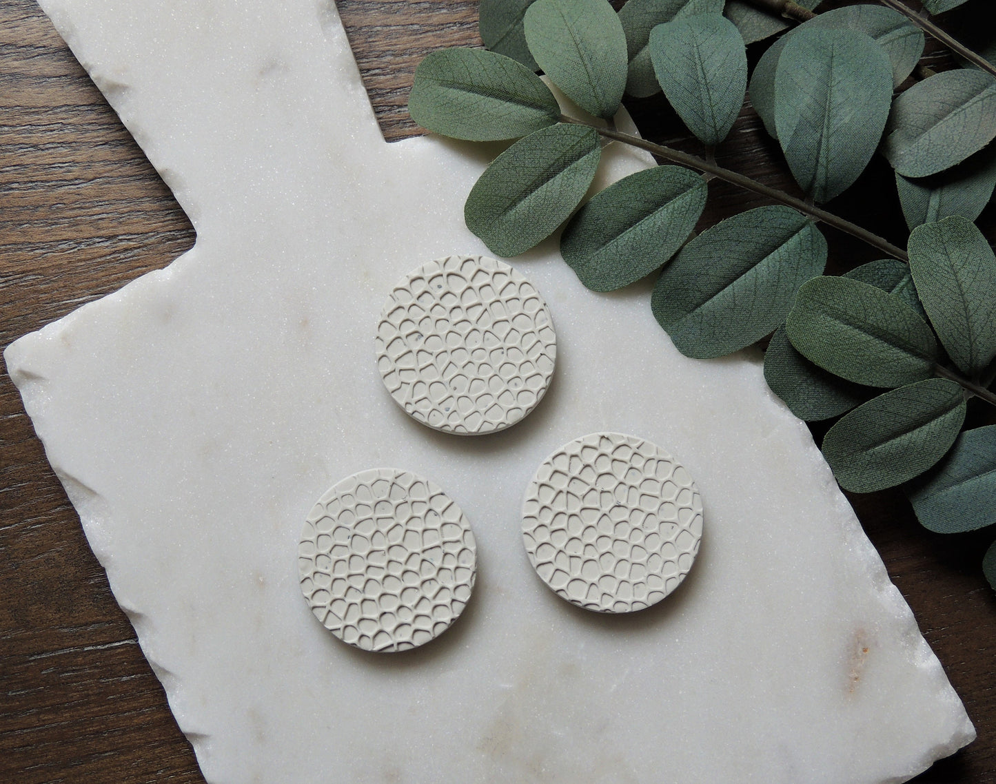 white clay scale pattern magnets, perfect gift for new home owner